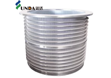 Bar screen basket - Outflow-type slot screen basket