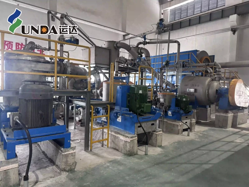 pressure-screen-and-detrasher-in-plant